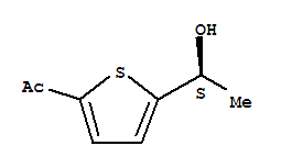 (s)-(9ci)-1-[5-(1-羥基乙基)-2-噻吩]-乙酮結構式_200337-67-3結構式