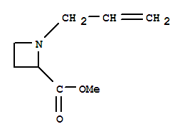 (9ci)-1-(2-丙烯基)-2-氮雜丁烷羧酸甲酯結構式_205443-20-5結構式