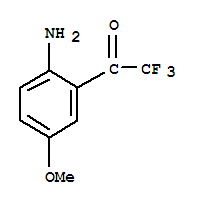 (9ci)-1-(2-氨基-5-甲氧基苯基)-2,2,2-三氟-乙酮結(jié)構(gòu)式_205756-71-4結(jié)構(gòu)式