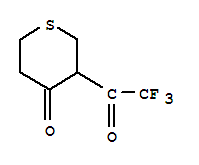 (8ci)-四氫-3-(三氟乙酰基)-4H-硫代吡喃-4-酮結構式_2064-82-6結構式