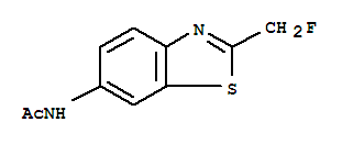 (8ci)-n-[2-(氟甲基)-6-苯并噻唑]-乙酰胺結構式_20897-50-1結構式