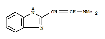 (9ci)-2-(1H-苯并咪唑-2-基)-N,N-二甲基-乙胺結(jié)構(gòu)式_20973-88-0結(jié)構(gòu)式
