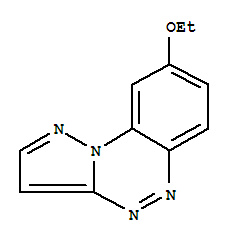 (9ci)-8-乙氧基-吡唑并[5,1-c][1,2,4]苯并三嗪結(jié)構(gòu)式_209745-71-1結(jié)構(gòu)式
