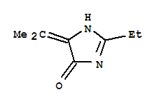 (9ci)-2-乙基-1,5-二氫-5-(1-甲基亞乙基)-4H-咪唑-4-酮結(jié)構(gòu)式_210297-12-4結(jié)構(gòu)式
