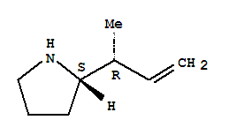 (2S)-rel-(9CI)-2-[(1R)-1-甲基-2-丙烯基]-吡咯烷結構式_213616-40-1結構式