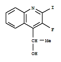 1-(3-氟-2-碘-4-喹啉)-乙醇結(jié)構(gòu)式_213772-79-3結(jié)構(gòu)式