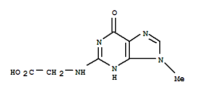 Glycine, n-(6,9-dihydro-9-methyl-6-oxo-1h-purin-2-yl)-Structure,214285-37-7Structure Glycine, n-(6,9-dihydro-9-methyl-6-oxo-1h-purin-2-yl)- Structure,214285-37-7Structure