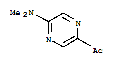 (9ci)-1-[5-(二甲基氨基)吡嗪]-乙酮結(jié)構(gòu)式_214701-22-1結(jié)構(gòu)式