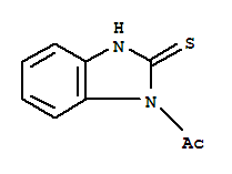 (9ci)-1-乙?；?1,3-二氫-2H-苯并咪唑-2-硫酮結(jié)構(gòu)式_21541-32-2結(jié)構(gòu)式