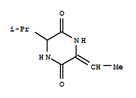 (9ci)-3-亞乙基-6-(1-甲基乙基)-2,5-哌嗪二酮結構式_219541-93-2結構式