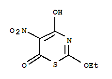 (9ci)-2-乙氧基-4-羥基-5-硝基-6H-1,3-噻嗪-6-酮結(jié)構(gòu)式_219542-22-0結(jié)構(gòu)式