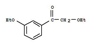 (9ci)-2-乙氧基-1-(3-乙氧基苯基)-乙酮結(jié)構式_219706-47-5結(jié)構式