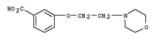 3-(2-嗎啉-4-基-乙氧基)-苯甲酸結(jié)構(gòu)式_219935-32-7結(jié)構(gòu)式