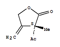 (3s)-(9ci)-3-乙?；?3-甲基-4-亞甲基-2(3H)-呋喃酮結(jié)構(gòu)式_220308-41-8結(jié)構(gòu)式