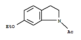 (9ci)-1-乙?；?6-乙氧基-2,3-二氫-1H-吲哚結構式_220657-60-3結構式