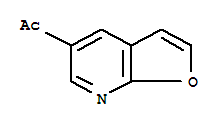 (9ci)-1-呋喃并[2,3-b]吡啶-5-基-乙酮結(jié)構(gòu)式_220957-41-5結(jié)構(gòu)式