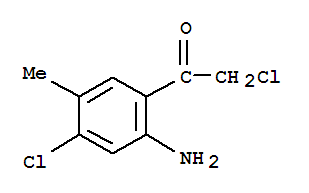 (9ci)-1-(2-氨基-4-氯-5-甲基苯基)-2-氯-乙酮結(jié)構(gòu)式_220998-04-9結(jié)構(gòu)式