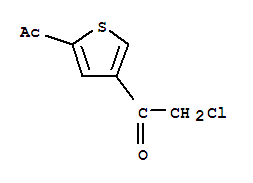 (9ci)-1-(5-乙?；?3-噻吩)-2-氯-乙酮結(jié)構(gòu)式_22175-99-1結(jié)構(gòu)式