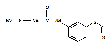 (9ci)-n-6-苯并噻唑-2-(羥基亞氨基)-乙酰胺結(jié)構(gòu)式_222036-21-7結(jié)構(gòu)式