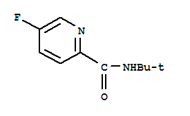 (9ci)-n-(1,1-二甲基乙基)-5-氟-2-吡啶羧酰胺結(jié)構(gòu)式_223444-93-7結(jié)構(gòu)式