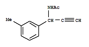 (9ci)-n-[1-(3-甲基苯基)-2-丙炔]-乙酰胺結(jié)構(gòu)式_226698-93-7結(jié)構(gòu)式