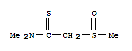 N,N-二甲基-2-(甲基亞磺?；?-乙烷硫代酰胺結(jié)構(gòu)式_226709-23-5結(jié)構(gòu)式