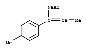 (9ci)-n-[1-(4-甲基苯基)-1-丙烯基]-乙酰胺結(jié)構(gòu)式_228868-72-2結(jié)構(gòu)式