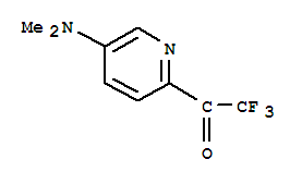 (9ci)-1-[5-(二甲基氨基)-2-吡啶]-2,2,2-三氟-乙酮結構式_230305-75-6結構式