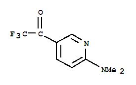 (9ci)-1-[6-(二甲基氨基)-3-吡啶]-2,2,2-三氟-乙酮結(jié)構(gòu)式_230305-78-9結(jié)構(gòu)式