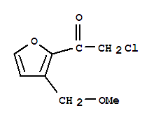 (9ci)-2-氯-1-[3-(甲氧基甲基)-2-呋喃]-乙酮結(jié)構(gòu)式_231297-31-7結(jié)構(gòu)式