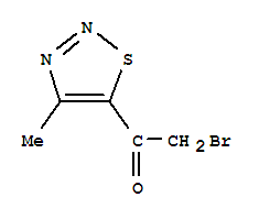 (9ci)-2-溴-1-(4-甲基-1,2,3-噻二唑-5-基)-乙酮結(jié)構(gòu)式_231297-65-7結(jié)構(gòu)式