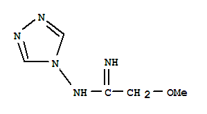 2-甲氧基-n-4H-1,2,4-噻唑-4-基-鹽酸乙脒結(jié)構(gòu)式_23195-55-3結(jié)構(gòu)式