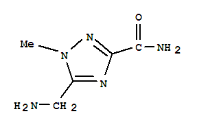 (9ci)-5-(氨基甲基)-1-甲基-1H-1,2,4-噻唑-3-羧酰胺結(jié)構(gòu)式_232280-82-9結(jié)構(gòu)式