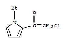 (9ci)-2-氯-1-(1-乙基-1H-吡咯-2-基)-乙酮結(jié)構(gòu)式_23694-41-9結(jié)構(gòu)式