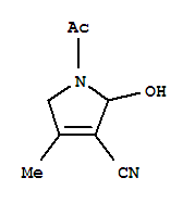 (9ci)-1-乙?；?2,5-二氫-2-羥基-4-甲基-1H-吡咯-3-甲腈結(jié)構(gòu)式_246147-59-1結(jié)構(gòu)式