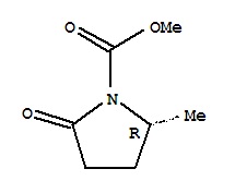 (2r)-(9ci)-2-甲基-5-氧代-1-吡咯烷羧酸甲酯結(jié)構(gòu)式_247233-47-2結(jié)構(gòu)式
