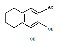 (9ci)-1-(5,6,7,8-四氫-3,4-二羥基-2-萘)-乙酮結(jié)構(gòu)式_248595-14-4結(jié)構(gòu)式