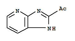 (9ci)-1-(1H-咪唑并[4,5-b]吡啶-2-基)-乙酮結(jié)構(gòu)式_250651-53-7結(jié)構(gòu)式