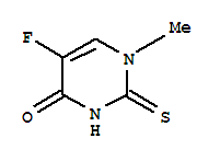 (9ci)-5-氟-2,3-二氫-1-甲基-2-硫氧代-4(1H)-嘧啶酮結(jié)構(gòu)式_250658-24-3結(jié)構(gòu)式