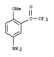 (9ci)-1-(5-氨基-2-甲氧基苯基)-2,2,2-三氟-乙酮結構式_252580-28-2結構式