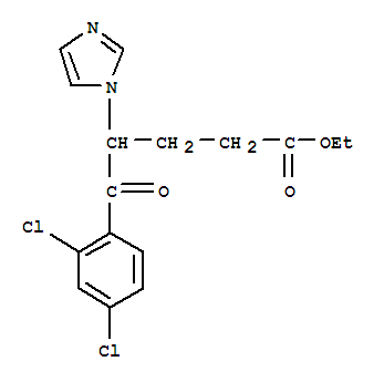 gamma--(2,4-二氯苯甲?；?-1H-咪唑-1-丁酸乙酯結(jié)構(gòu)式_252953-79-0結(jié)構(gòu)式