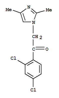  1-(2,4-二氯苯基)-2-(2,4-二甲基-1H-咪唑-1-基)-乙酮結(jié)構(gòu)式_252954-54-4結(jié)構(gòu)式