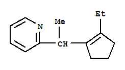 (9CI)-2-[1-(2-乙基-1-環(huán)戊烯-1-基)乙基]-吡啶結(jié)構(gòu)式_253185-22-7結(jié)構(gòu)式