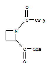(9ci)-1-(三氟乙酰基)-2-氮雜丁烷羧酸甲酯結(jié)構(gòu)式_255882-70-3結(jié)構(gòu)式