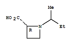 (2r)-(9ci)-1-(1-甲基丙基)-2-氮雜丁烷羧酸結(jié)構(gòu)式_255883-27-3結(jié)構(gòu)式