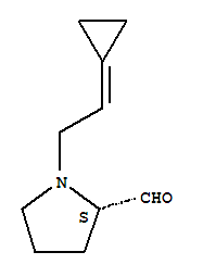 (2s)-(9ci)-1-(2-環(huán)亞丙基乙基)-2-吡咯烷羧醛結(jié)構(gòu)式_256451-58-8結(jié)構(gòu)式