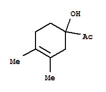 (9ci)-1-(1-羥基-3,4-二甲基-3-環(huán)己烯-1-基)-乙酮結(jié)構(gòu)式_258266-10-3結(jié)構(gòu)式