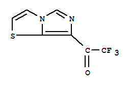 (9ci)-2,2,2-三氟-1-咪唑并[5,1-b]噻唑-7-基-乙酮結(jié)構(gòu)式_258839-25-7結(jié)構(gòu)式