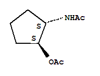 (9ci)-n-[(1s,2s)-2-(乙?；趸?環(huán)戊基]-乙酰胺結(jié)構(gòu)式_259233-68-6結(jié)構(gòu)式