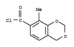 (9ci)-8-甲基-4H-1,3-苯并二噁英-7-羰酰氯結(jié)構(gòu)式_259795-43-2結(jié)構(gòu)式
